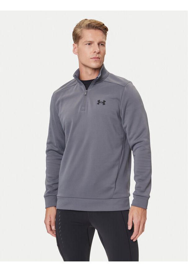 Under Armour Bluza Armor Fleece 1373358 Szary Regular Fit. Kolor: szary. Materiał: syntetyk