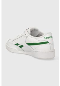 Reebok sneakersy skórzane kolor biały. Zapięcie: sznurówki. Kolor: biały. Materiał: skóra #4