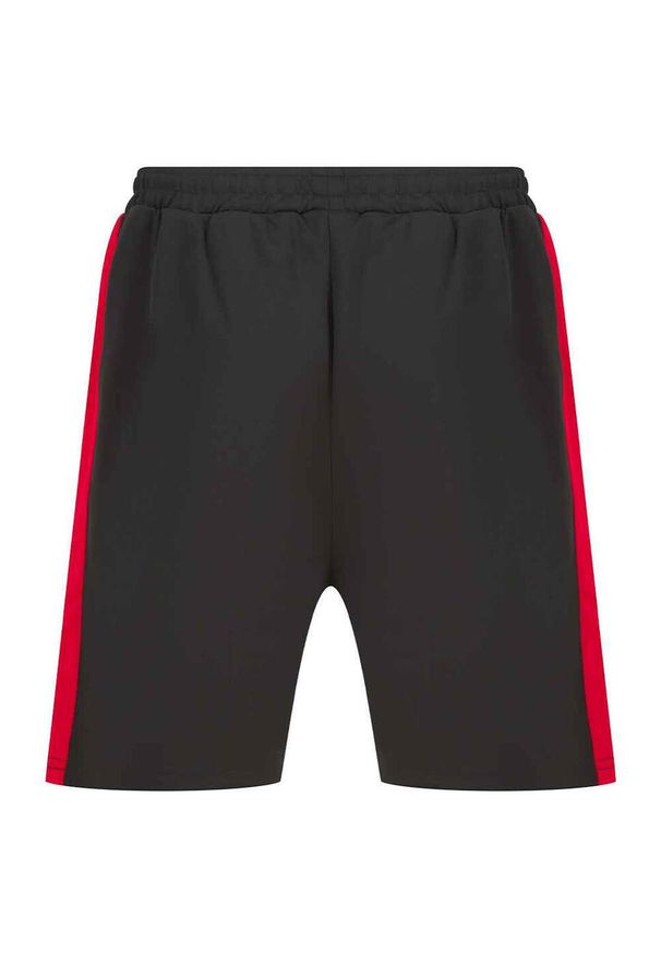 FINDEN & HALES - Spodenki Z Dzianiny Z Kieszenią Dla Dorosłych Unisex. Kolor: czerwony, wielokolorowy, czarny. Materiał: dzianina
