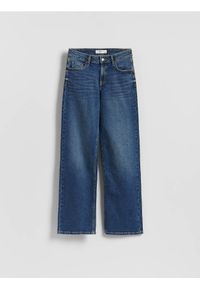 Reserved - Jeansy straight - granatowy. Kolor: niebieski #1