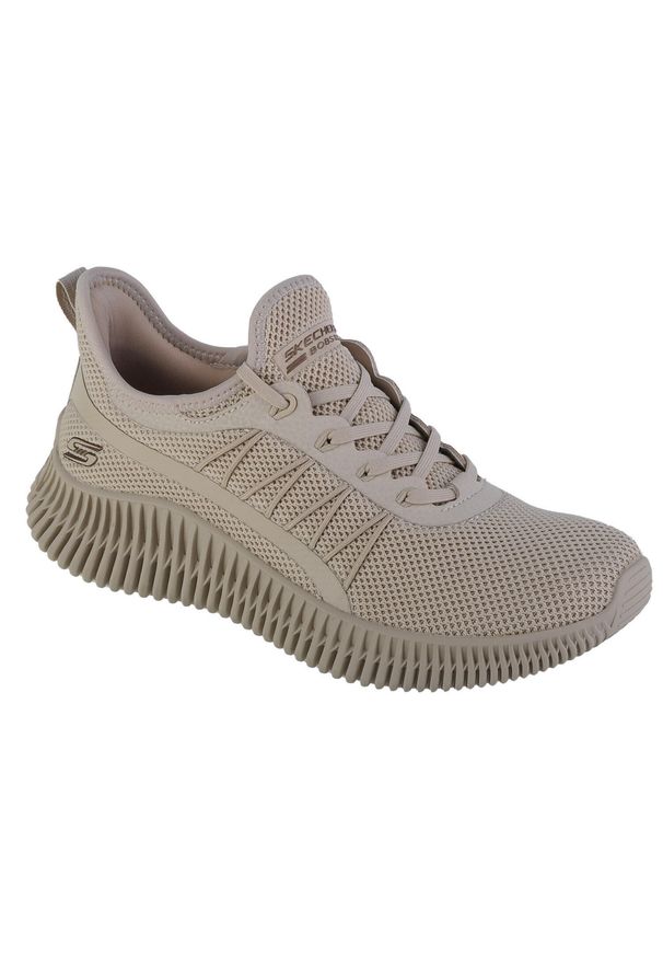 skechers - Buty do chodzenia damskie Skechers Bobs Aesthetics. Zapięcie: sznurówki. Kolor: beżowy, wielokolorowy. Materiał: materiał, tkanina. Szerokość cholewki: normalna. Sport: turystyka piesza