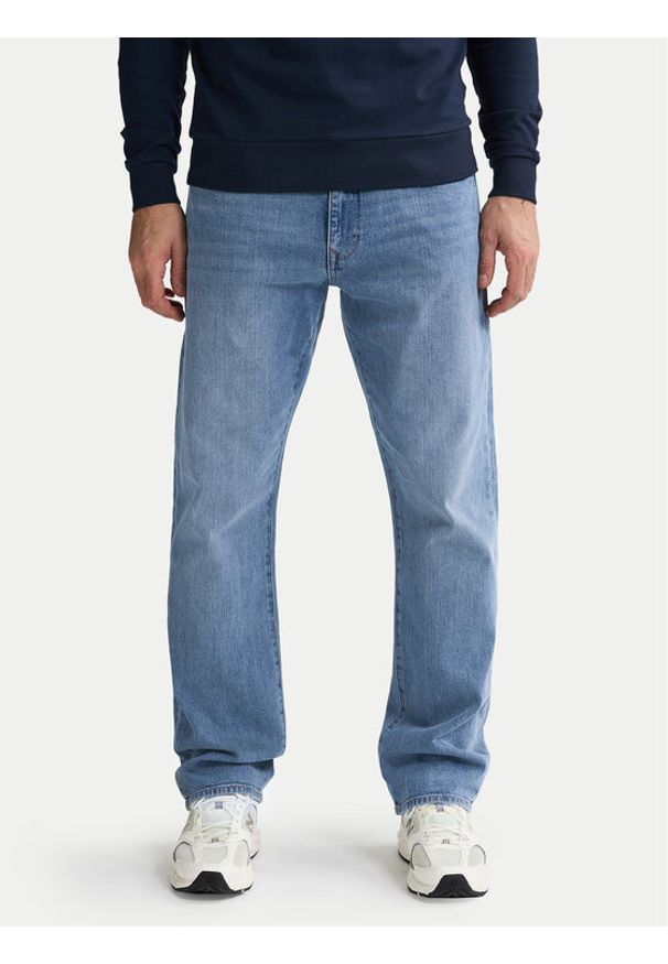 Petrol Industries Jeansy Lewis Niebieski Loose Fit. Kolor: niebieski