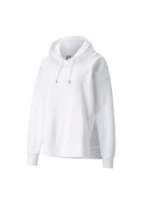 Puma - Damska Bluza Z Kapturem Her TR. Typ kołnierza: kaptur. Kolor: biały