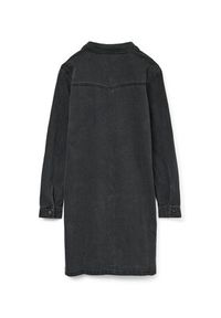 Vero Moda Sukienka jeansowa Jennie 10310968 Czarny Regular Fit. Kolor: czarny. Materiał: bawełna #4