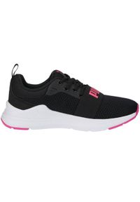 Puma - Przewodowe Buty Do Biegania Dla Dzieci. Okazja: na spacer. Kolor: czarny, różowy, wielokolorowy. Sport: turystyka piesza
