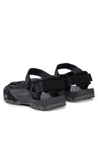 Jack Wolfskin Sandały Ridge A65589 Czarny. Kolor: czarny. Materiał: materiał #6