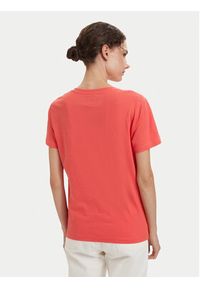 Beverly Hills Polo Club T-Shirt P-SS26W-TS516518 Koralowy Regular Fit. Typ kołnierza: polo. Kolor: pomarańczowy. Materiał: bawełna #5