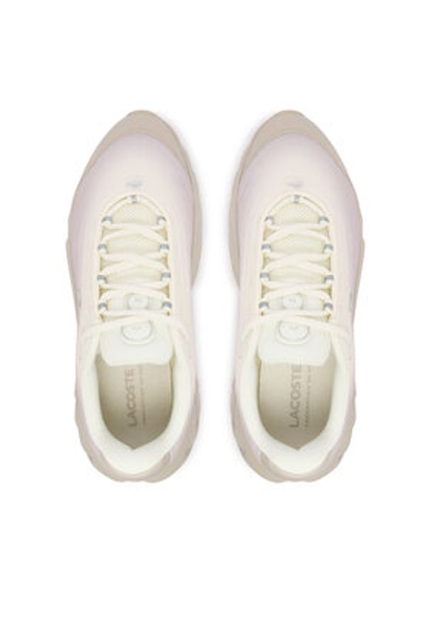 Lacoste Sneakersy Spinor 51SMA0053 Écru. Kolor: kremowy. Materiał: materiał