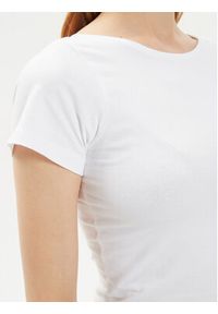 Brave Soul T-Shirt LTS-627PIXIE Biały Straight Fit. Kolor: biały. Materiał: bawełna #5