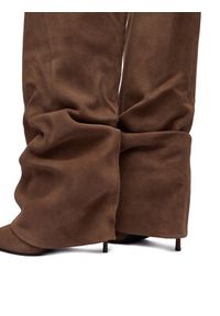 LE SILLA - Le Silla Kozaki Stivale Andy 120 2030A100R1PPPOW Brązowy. Kolor: brązowy. Materiał: skóra, zamsz #5