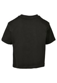 BUILD YOUR BRAND - Koszulka Z Dżerseju Dla Dziewcząt. Kolor: czarny. Materiał: jersey
