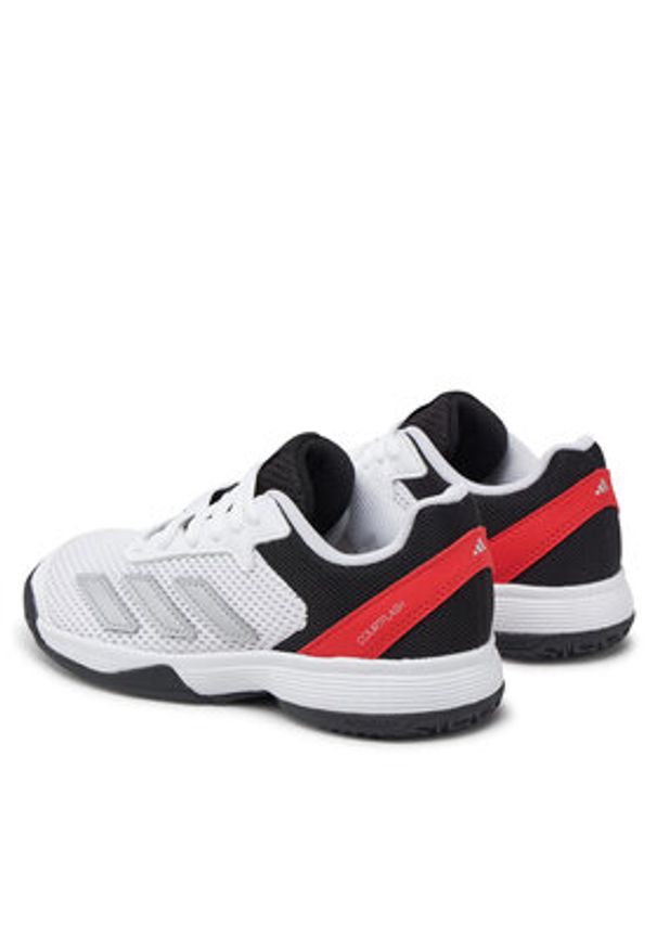 Adidas - adidas Buty do tenisa Courtflash JI2447 Biały. Kolor: biały. Materiał: materiał. Sport: tenis