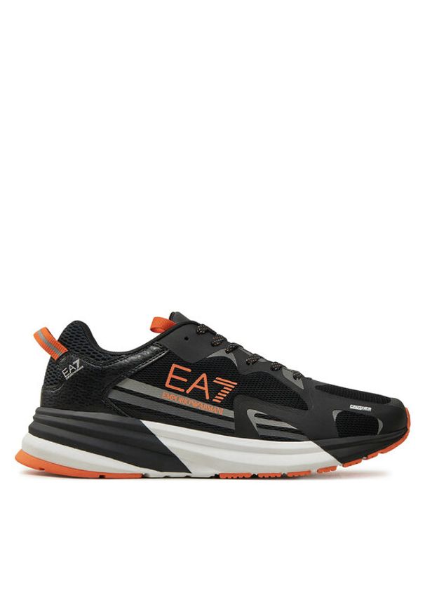 EA7 Emporio Armani Sneakersy X8X156 XK360 U017 Czarny. Kolor: czarny. Materiał: materiał