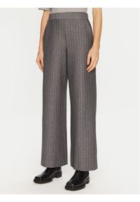 Max Mara Leisure Spodnie materiałowe Foggia 2426786108 Szary Wide Leg. Kolor: szary. Materiał: syntetyk, bawełna