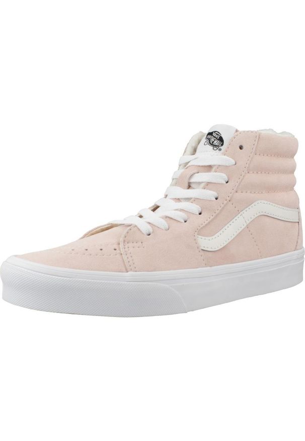 Tenisówki Vans Model Sk8-hi Kolor Rose. Kolor: różowy. Materiał: tkanina, skóra
