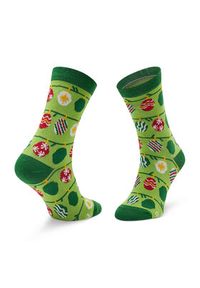 Rainbow Socks Zestaw 2 par wysokich skarpet dziecięcych Xmas Socks Balls Kids Gift Pak 2 Kolorowy. Materiał: materiał. Wzór: kolorowy