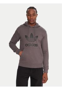 Adidas - adidas Bluza adicolor Classics Trefoil JY3765 Szary Regular Fit. Kolor: szary. Materiał: bawełna