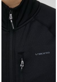 Viking bluza sportowa Jukon kolor czarny. Kolor: czarny. Materiał: polar, skóra, materiał, włókno. Styl: sportowy #3