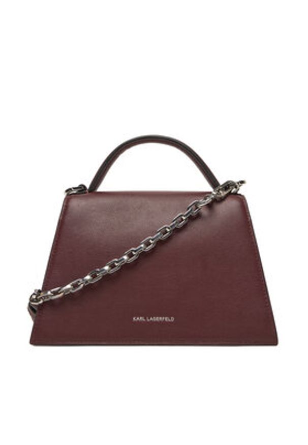 Karl Lagerfeld - KARL LAGERFELD Torebka A1W30038 Bordowy. Kolor: czerwony. Materiał: skórzane