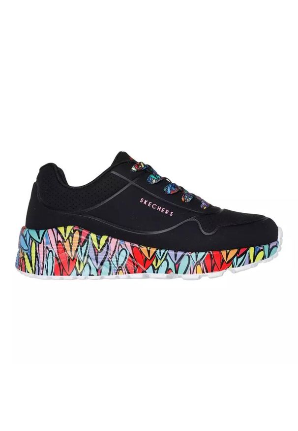 skechers - Baskets Enfant UNO LITE-SUBTLE LOVE Noir SKECHERS. Kolor: czarny