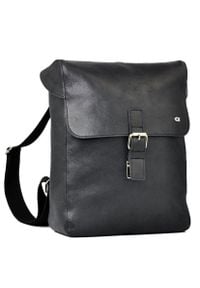 Skórzany plecak na laptopa DAAG Jazzy Wanted 96 czarny. Kolor: czarny. Materiał: skóra