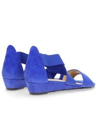 Sandały Filippo DS1363/20 Bl niebieskie. Kolor: niebieski