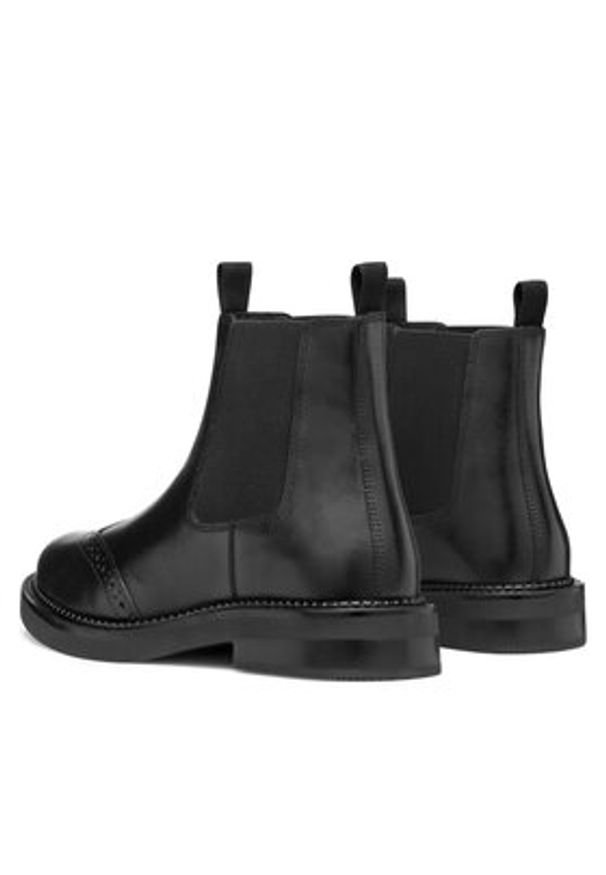 Geox Sztyblety D Serilda D56WYC 00043 C9999 Czarny. Kolor: czarny. Materiał: skóra