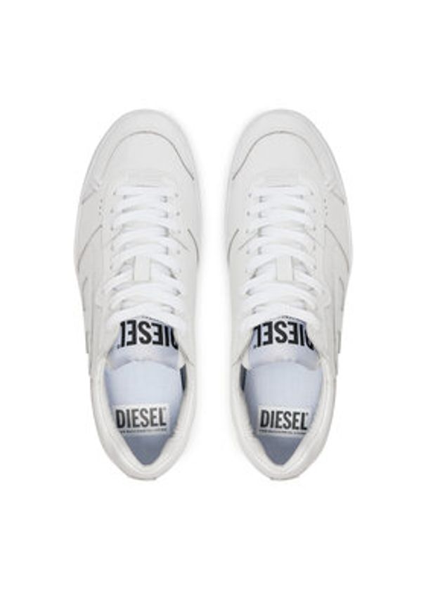 Diesel Sneakersy S-Leroji Y03340 PR030 T1003 Biały. Kolor: biały. Materiał: skóra