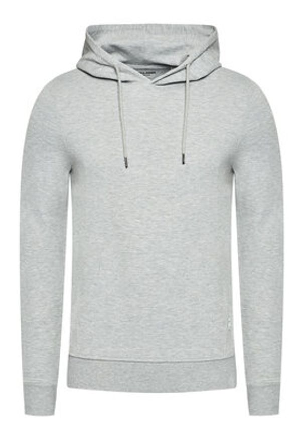 Jack & Jones Bluza Basic 12182537 Szary Regular Fit. Kolor: szary. Materiał: bawełna