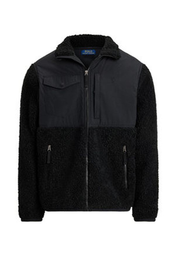 Polo Ralph Lauren Kurtka przejściowa 710981488001 Czarny Regular Fit. Typ kołnierza: polo. Kolor: czarny. Materiał: syntetyk