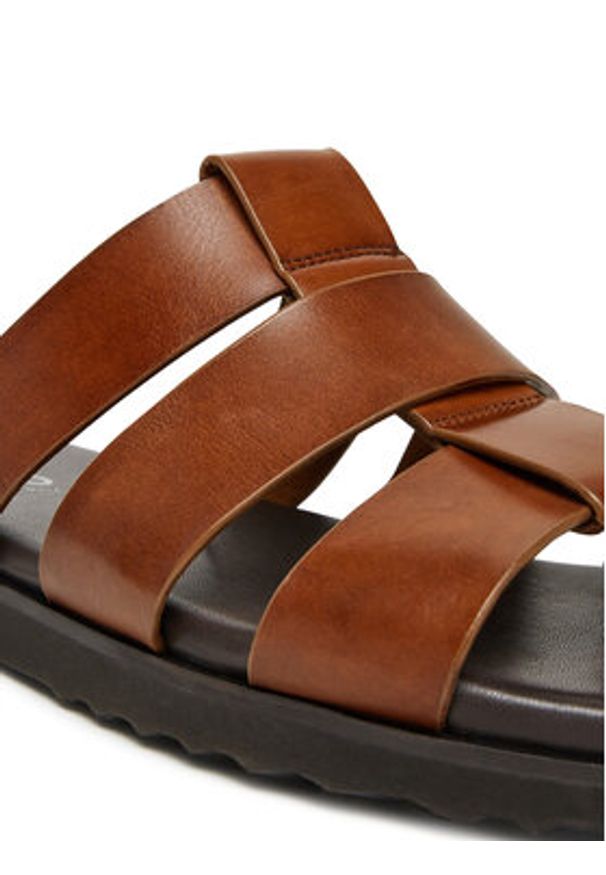 Aldo Klapki Light 13914631 Brązowy. Kolor: brązowy. Materiał: skóra