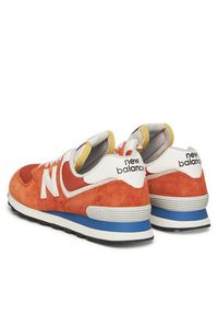 New Balance Sneakersy U574VPA Pomarańczowy. Kolor: pomarańczowy. Materiał: zamsz, skóra. Model: New Balance 574 #3