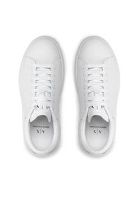 Armani Exchange Sneakersy XUX123 XV534 00152 Biały. Kolor: biały. Materiał: skóra #5