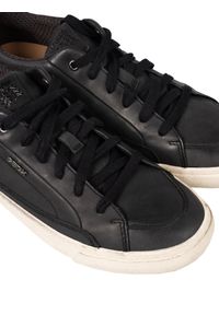 Geox Sneakersy "Warley" | U946HF 00043 | Mężczyzna | Czarny, Brązowy. Kolor: brązowy, wielokolorowy, czarny. Materiał: skóra. Wzór: aplikacja #5