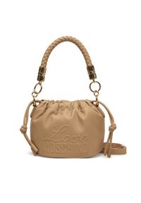 Love Moschino - LOVE MOSCHINO Torebka JC4220PP0OKA0209 Beżowy. Kolor: beżowy. Materiał: skórzane #1