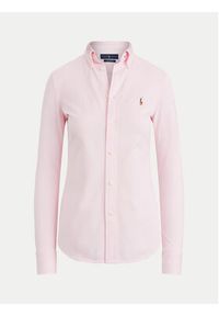 Polo Ralph Lauren Koszula Heidi 211664427002 Różowy Slim Fit. Typ kołnierza: polo. Kolor: różowy. Materiał: bawełna #2