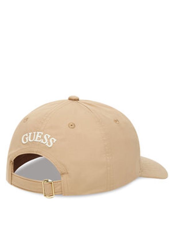 Guess Czapka z daszkiem V5YZ00 WFKN0 Beżowy. Kolor: beżowy. Materiał: bawełna, materiał