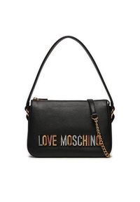 Love Moschino - LOVE MOSCHINO Torebka JC4306PP0IKN0000 Czarny. Kolor: czarny. Materiał: skórzane