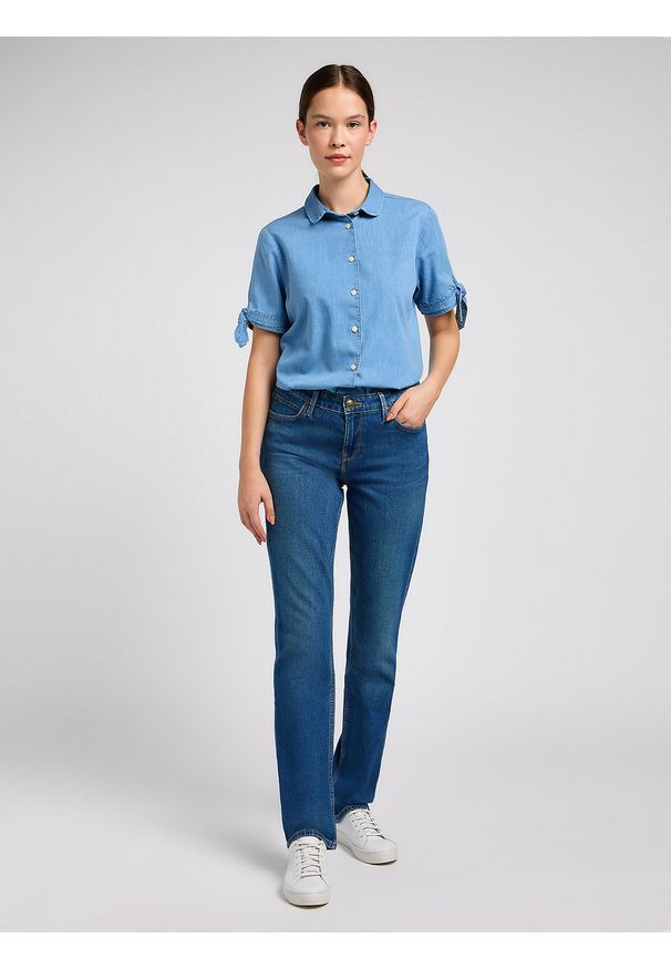 Lee - DAMSKIE SPODNIE LEE MARION STRAIGHT SUNKEN WATERFALL 112351240