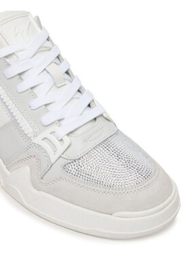 Giuseppe Zanotti Sneakersy RU50016 Biały. Kolor: biały. Materiał: skóra