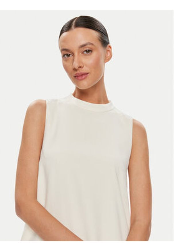 Marella Sukienka codzienna Mariacarla 2332210833 Biały Regular Fit. Okazja: na co dzień. Kolor: biały. Materiał: syntetyk. Typ sukienki: proste. Styl: casual