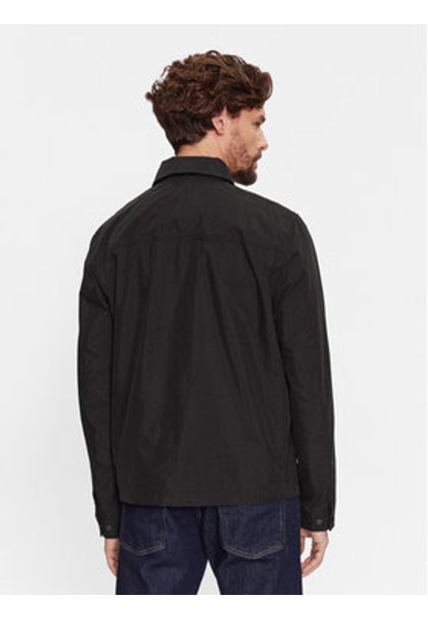 Calvin Klein Kurtka przejściowa Recycled Light Shirt Jacket K10K107136 Czarny Regular Fit. Kolor: czarny. Materiał: bawełna, syntetyk