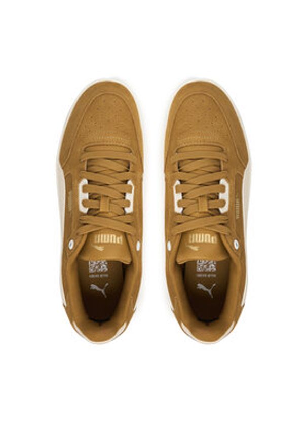 Puma Sneakersy Shuffle Downtown 402597 07 Brązowy. Kolor: brązowy. Materiał: skóra, zamsz