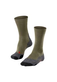 Skarpetki Falke TK2. Kolor: zielony. Sport: outdoor, turystyka piesza