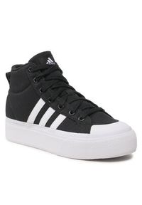 Adidas - adidas Sneakersy Bravada 2.0 Platform Mid IE2317 Czarny. Kolor: czarny. Materiał: materiał. Obcas: na platformie #7