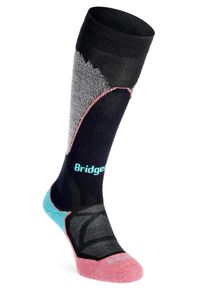 BRIDGEDALE - Damskie skarpety narciarskie Bridgedale Midweight Plus Merino Performance. Kolor: czarny. Sport: narciarstwo