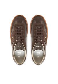 Furla Sneakersy Enjoy Lace-Up YI79ENJ BX3712 PT 2566S Bordowy. Kolor: czerwony. Materiał: skóra #6
