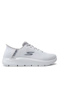 skechers - Skechers Sneakersy Go Walk Flex-New World 216505/WGY Biały. Kolor: biały. Materiał: materiał