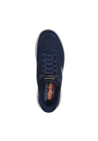 skechers - Męskie BOUNDER 2.0 EMERGED Slip-On Granatowy. Zapięcie: bez zapięcia. Kolor: niebieski. Materiał: materiał, poliester