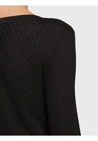 NAF NAF Sweter Mlucie THNU74 Czarny Regular Fit. Kolor: czarny. Materiał: wiskoza